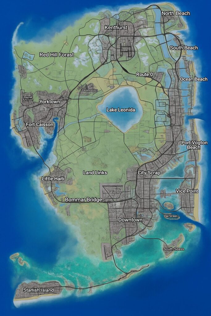 GTA6のMAP